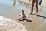 So that's the sea, hmm tasting a bit strange.