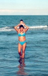Don't go further into the water Momy, please!